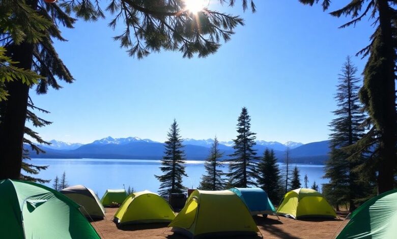 Beauty of Kulshan Campground on Baker Lake Beauty of Kulshan Campground on Baker Lake