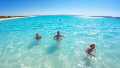 Big Soda Lake Swim Beach Offers Fun for All Ages