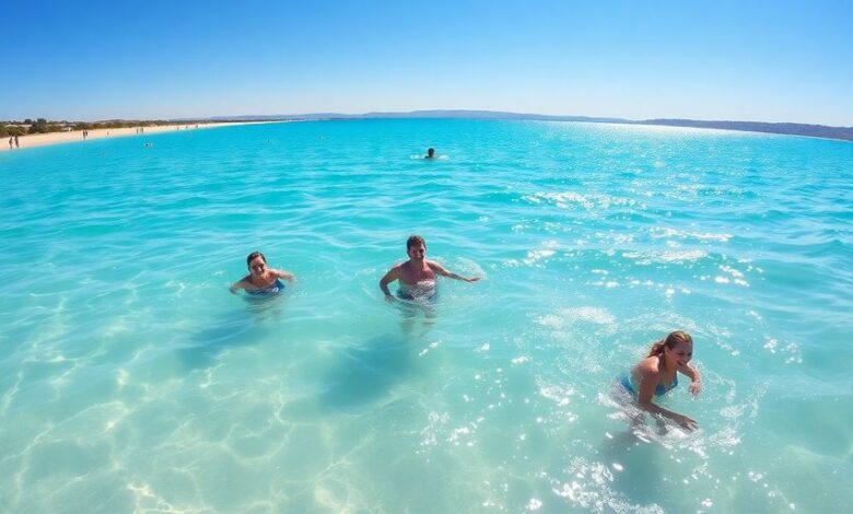 Big Soda Lake Swim Beach Offers Fun for All Ages Big Soda Lake Swim Beach Offers Fun for All Ages